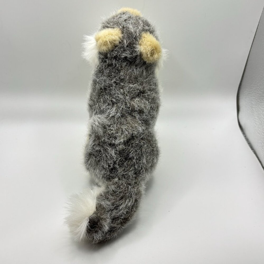 Defenders Of Wildlife Howling Wolf Pup 8” Plush Stuffed Animal Dog Puppy Gray - Picture 7 of 13